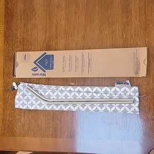 NIB Norwex stainless steel drinking straws